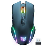 ONIKUMA CW905 Rechargeable 2.4G Wireless Gaming Mouse RGB Light Computer Mice