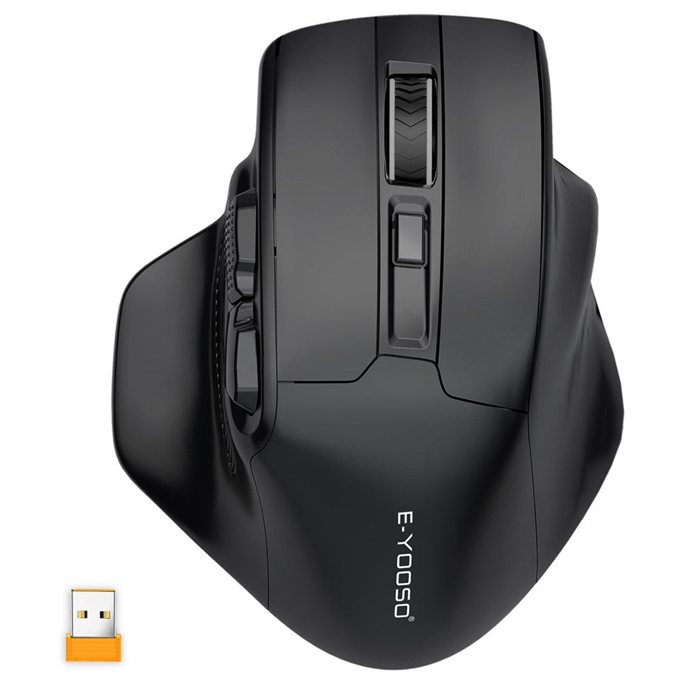E-YOOSO X31 2.4G Trådløs Ergonomisk 6-Knaps Computermus til Hjem og Kontor