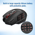 E-YOOSO X33 2.4G Wireless + USB-C Wired Computer Gaming Mouse with 12 Side Buttons
