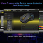 E-YOOSO X11 USB Wired+2.4G Wireless Gaming Mouse Ergonomic Design for Mac / PC / Laptop