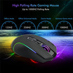 E-YOOSO X11 USB Wired+2.4G Wireless Gaming Mouse Ergonomic Design for Mac / PC / Laptop