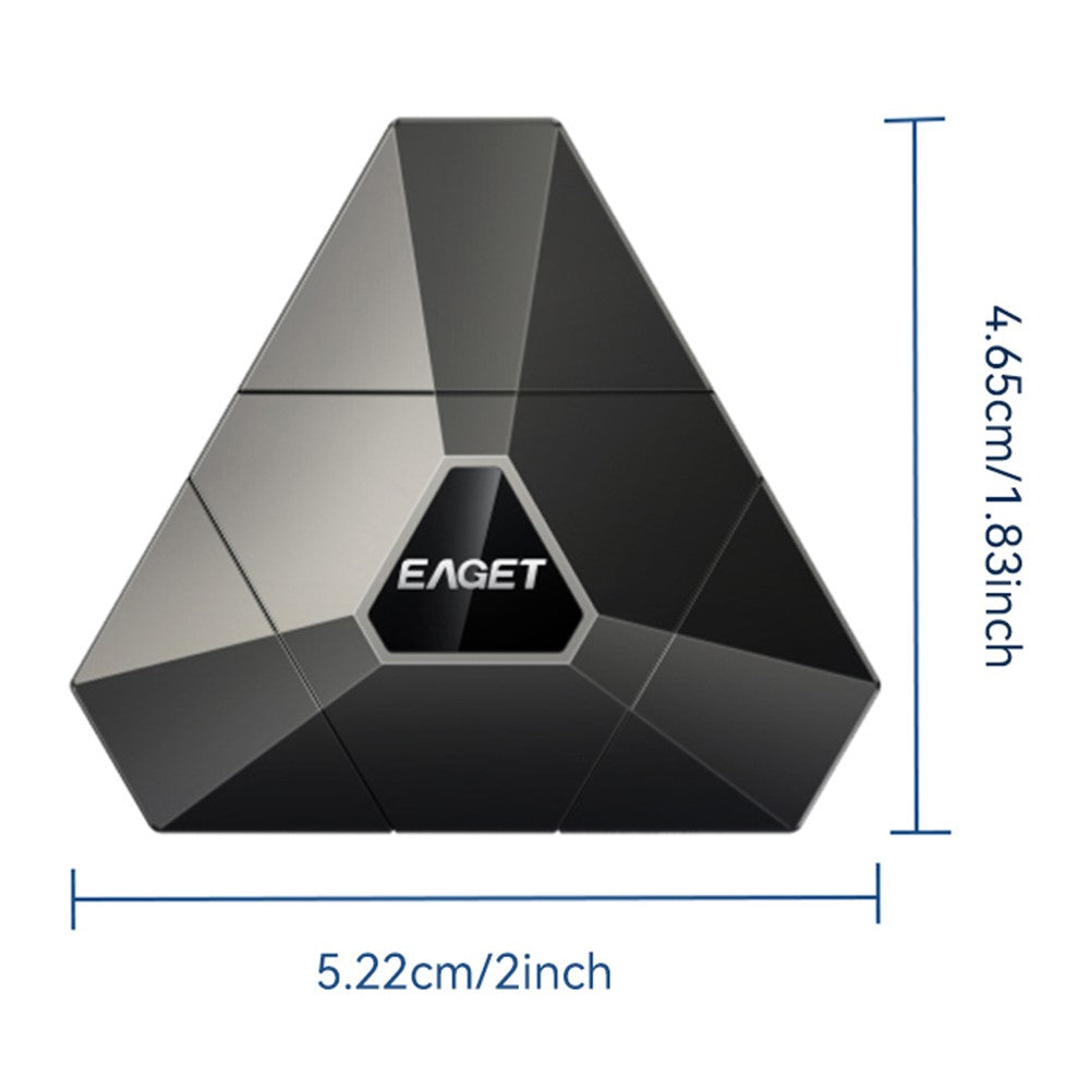 EAGET I90 USB / 8-Pin / Type-C 3-in-1 512GB U-Disk Computer Laptop Phone Flash Drive