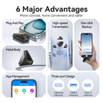 EAGET I90 USB / 8-Pin / Type-C 3-in-1 512GB U-Disk Computer Laptop Phone Flash Drive