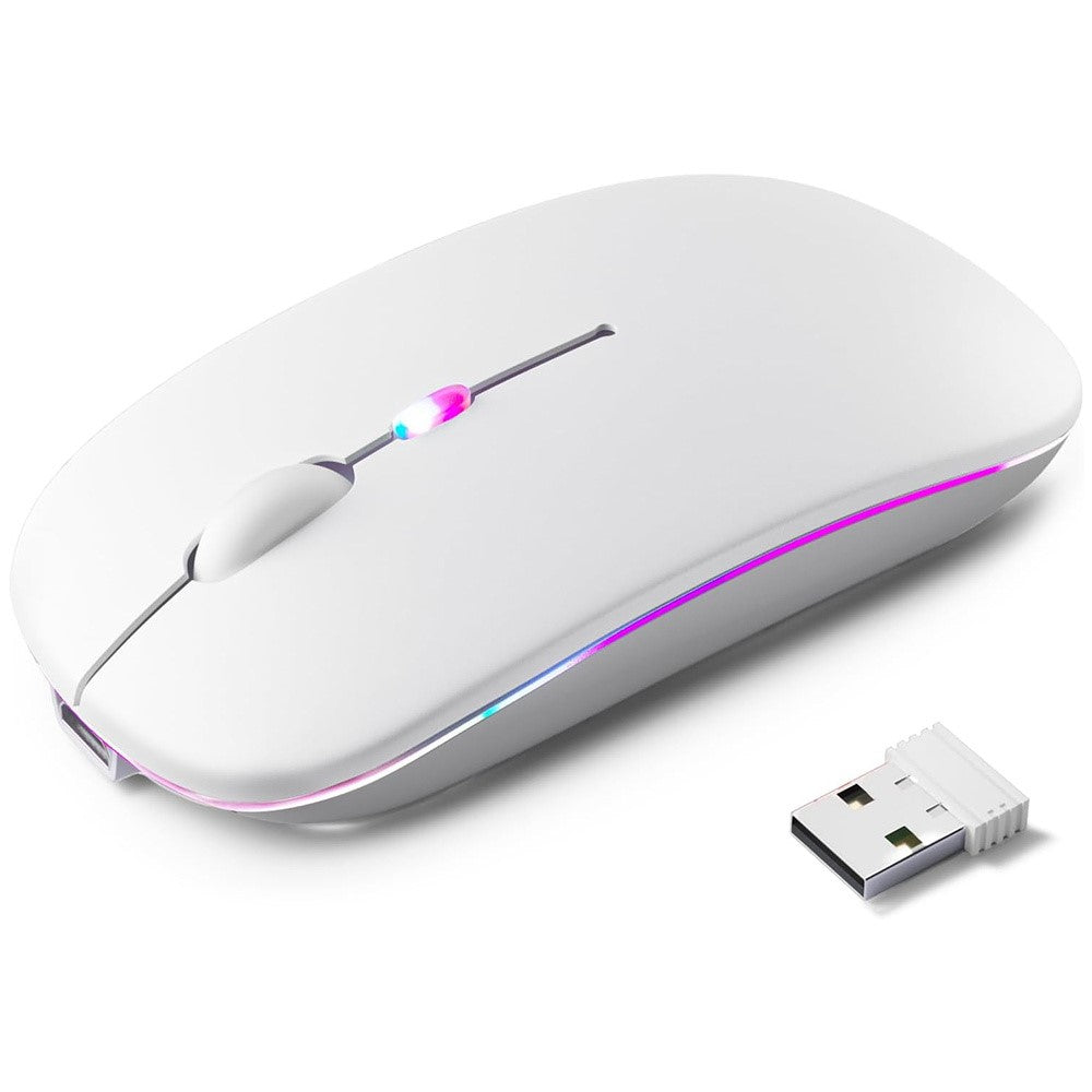 M105D Bluetooth-kompatibel / 2.4G Trådløs Mus Lydløs Baggrundsbelyst Computer Laptop Mus