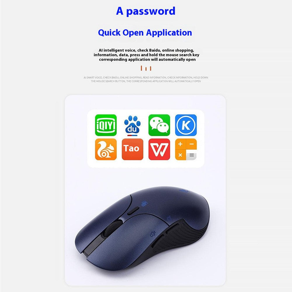 HYW-79 Smart Voice Mouse Business Office Translation Rechargeable Silent Wireless Mouse