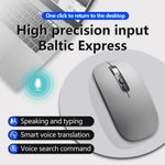 M108 AI Smart Voice Mouse 10m Wireless Rechargeable 5-Key Mouse for Windows Mac