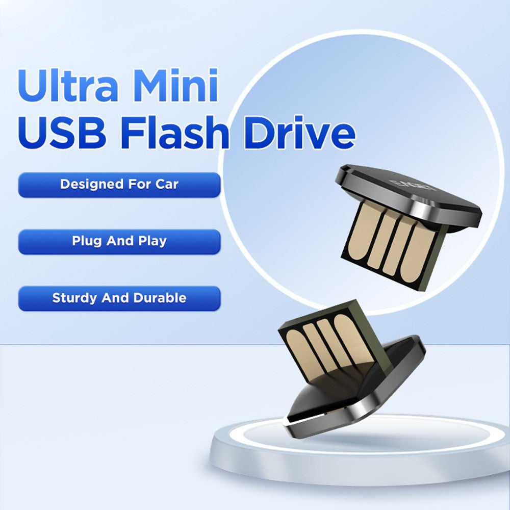 EAGET U8A 32GB Bil U Disk Ultra Mini USB 2.0 Flash Disk Zinklegering Høj Hastighed Dataoverførsel Tommelfingerdrev