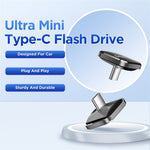 EAGET U8C 32GB Type C Car U Disk Ultra Mini USB 2.0 Flash Disk High Speed Data Transfer Thumb Drive