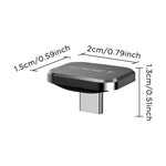 EAGET U8C 32GB Type C Car U Disk Ultra Mini USB 2.0 Flash Disk High Speed Data Transfer Thumb Drive