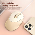 V2 Business Office Wired Mouse 4D Buttons Silent Click Adjustable DPI Ergonomic Design