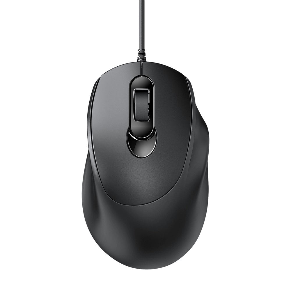 V2 Kontor Mus med Kabel 4D Knapper Lydløst Klik Justerbar DPI Ergonomisk Design