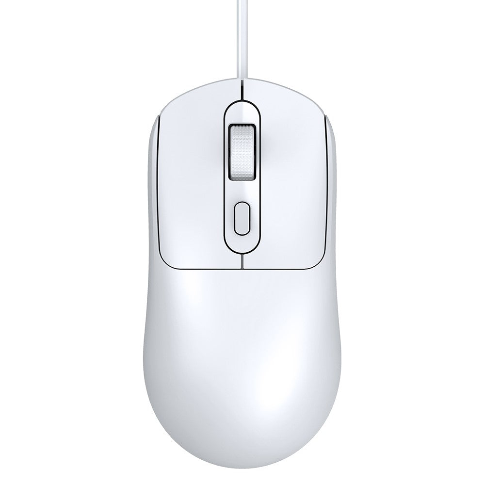 T-WOLF G580 Wired Mouse Ergonomic Design Office Mouse with 3D Anti-Slip Grille Roller 1000-1600 DPI