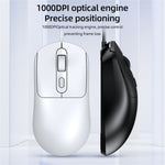T-WOLF G580 Wired Mouse with Anti-Slip Sticker Ergonomic Design Office Mouse Support 1000-1600 DPI