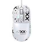 T-WOLF G580 Wired Mouse with Anti-Slip Sticker Ergonomic Design Office Mouse Support 1000-1600 DPI