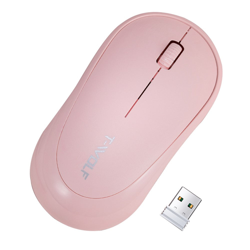 T-WOLF Q18 Wireless Mouse Ergonomic Design 2.4G Connectivity Auto Sleep for Office / Home Use