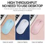 T-WOLF Q18 Wireless Mouse Ergonomic Design 2.4G Connectivity Auto Sleep for Office / Home Use