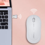 T-WOLF Q18 Wireless Mouse Ergonomic Design 2.4G Connectivity Auto Sleep for Office / Home Use