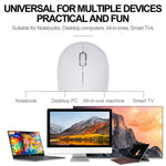 T-WOLF Q18 Wireless Mouse Ergonomic Design 2.4G Connectivity Auto Sleep for Office / Home Use