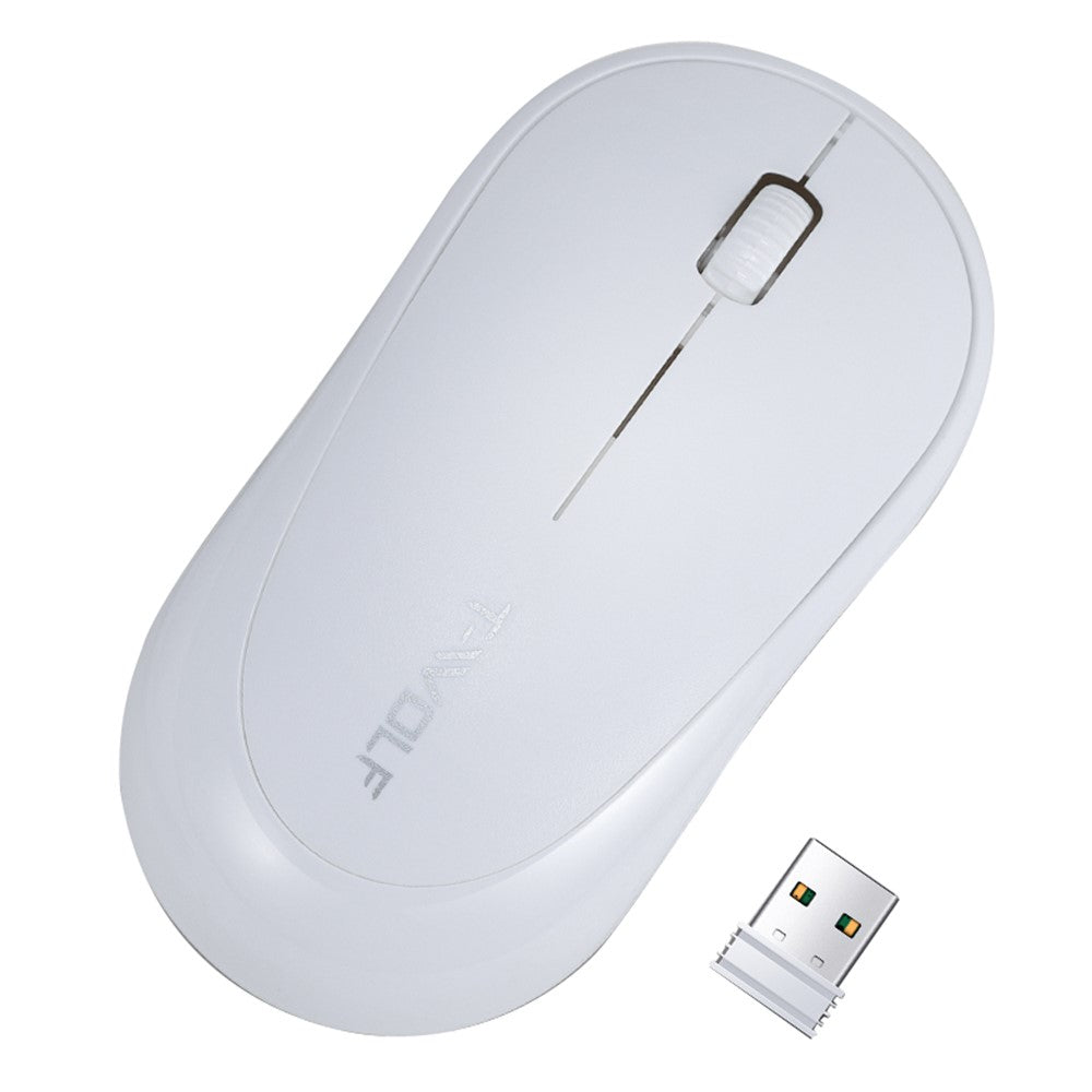 T-WOLF Q18 Wireless Mouse Ergonomic Design 2.4G Connectivity Auto Sleep for Office / Home Use