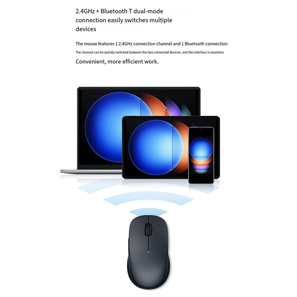 XIAOMI XMSMSB01YM Ergonomic Wireless Bluetooth-Compatible Dual Mode Mouse for Windows / Mac (Chinese Version)