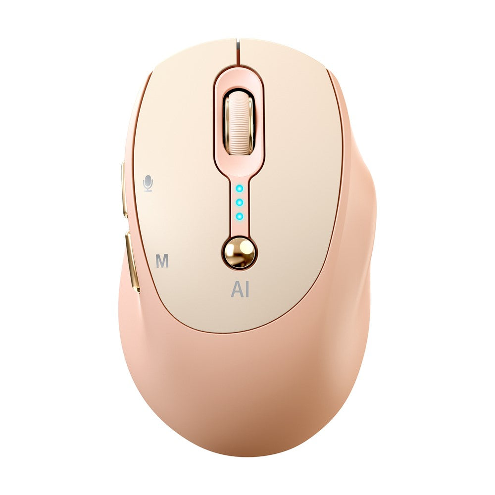 T-WOLF M7 AI Voice Smart Mouse Multi-Language Translation Dual Mode Bluetooth-Compatible Wireless Mouse