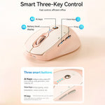 T-WOLF M7 AI Voice Smart Mouse Multi-Language Translation Dual Mode Bluetooth-Compatible Wireless Mouse
