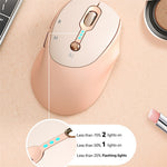 T-WOLF M7 AI Voice Smart Mouse Multi-Language Translation Dual Mode Bluetooth-Compatible Wireless Mouse