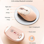 T-WOLF M7 AI Voice Smart Mouse Multi-Language Translation Dual Mode Bluetooth-Compatible Wireless Mouse