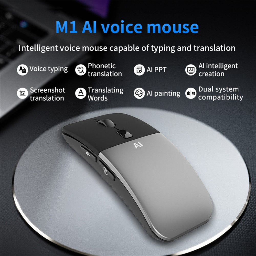 M1 AI Voice Translation Mouse Speech to Text Screenshot Translation Real Time Translation Device