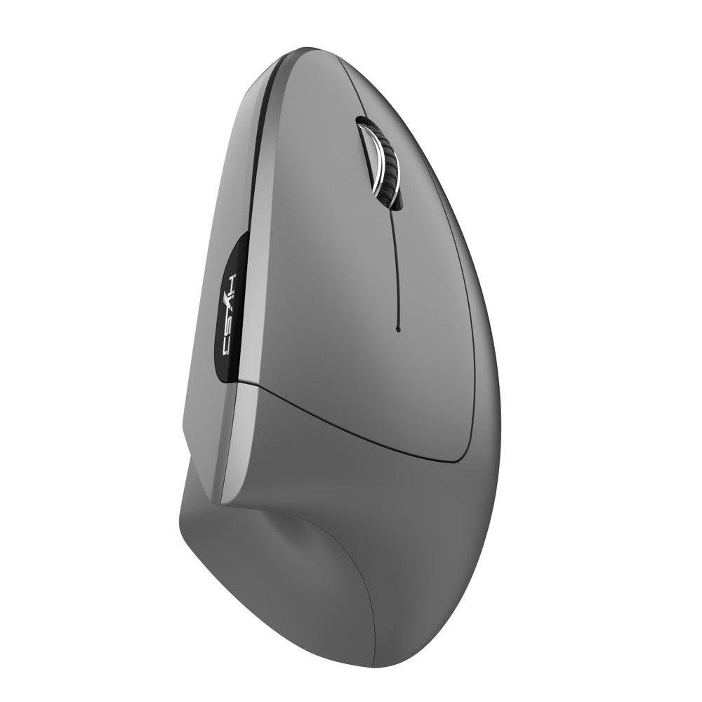 HXSJ Ergonomic Vertical Mouse 2.4G + Bluetooth-Compatible 5.1 Dual Mode 2400DPI Silent Mouse