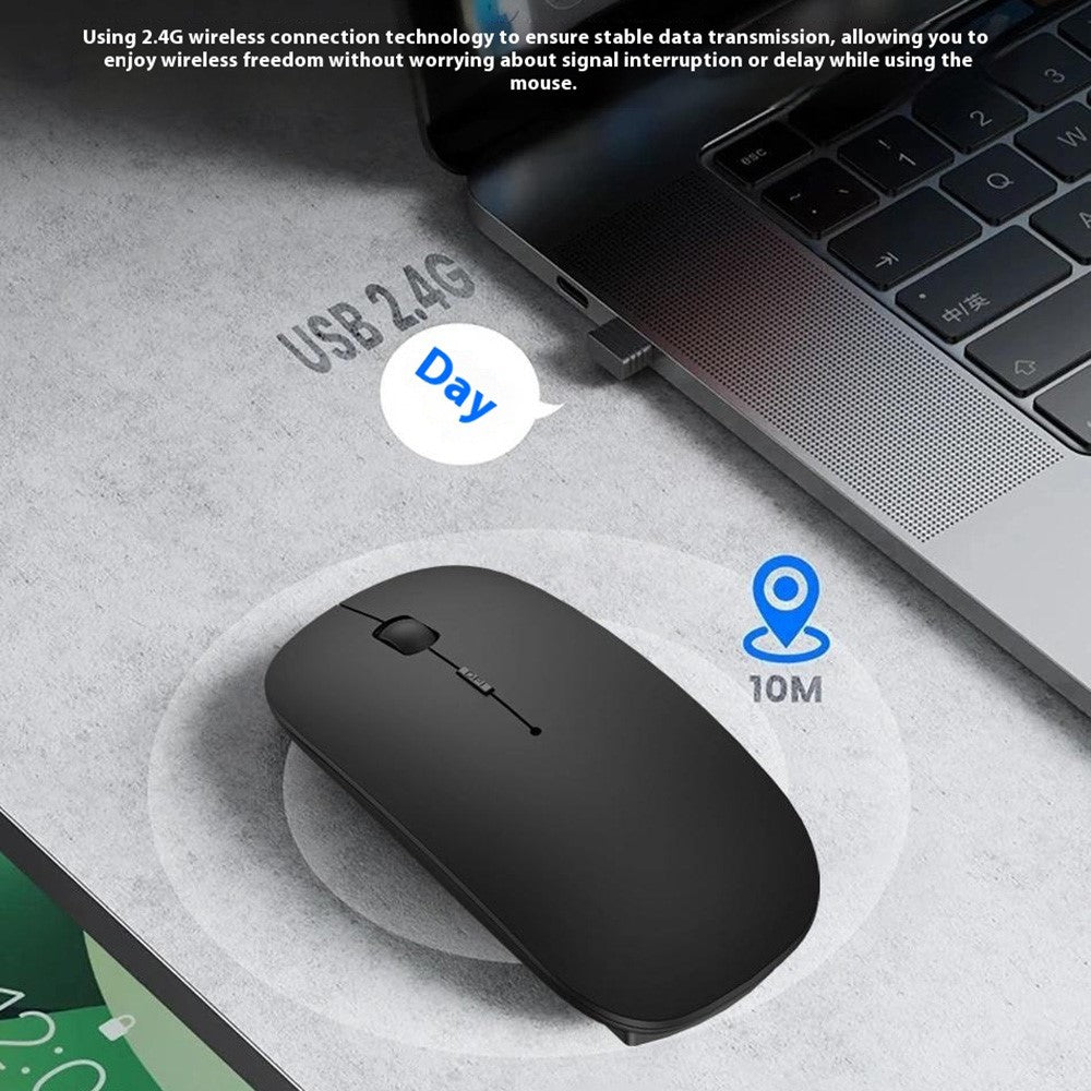 WIWU Magic WM101-C 2.4G + Bluetooth-compatible Dual Mode Wireless Mouse 1000 / 1200 / 1600 DPI Ergonomic Mice