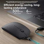 WIWU Magic WM101-C 2.4G + Bluetooth-compatible Dual Mode Wireless Mouse 1000 / 1200 / 1600 DPI Ergonomic Mice