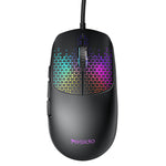 YESIDO KB32 Wired Lightweight RGB Gaming Mouse 7200 DPI 7 Buttons Computer Gamer Mouse