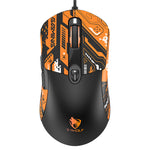 T-WOLF G550 Wired Gaming Mouse 4 DPI Settings 6D Buttons Mice with RGB Light for PC, Computer