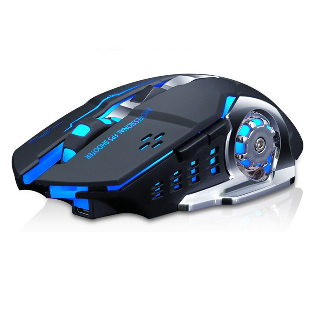 T-WOLF Q13B Wireless Mouse 3 DPI Adjustable Dual Mode Rechargeable 600mAh Battery for Computer / Laptop