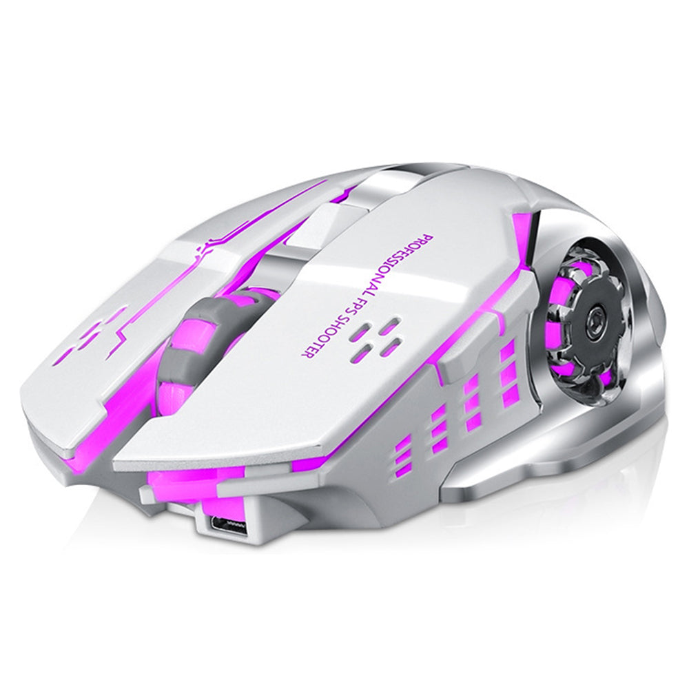 T-WOLF Q13B Wireless Mouse 3 DPI Adjustable Dual Mode Rechargeable 600mAh Battery for Computer / Laptop