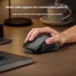 YESIDO KB45 2.4G Wireless Quiet Business Mouse 6 Buttons 4 DPI Wide Side Rest Precise Tracking for Windows  /  Mac  /  Android