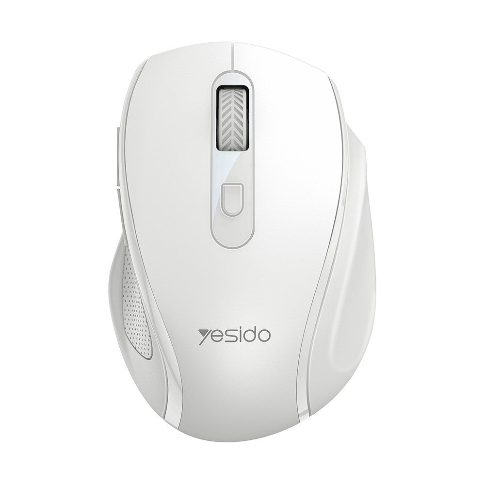 YESIDO KB45 2.4G Wireless Quiet Business Mouse 6 Buttons 4 DPI Wide Side Rest Precise Tracking for Windows  /  Mac  /  Android