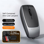HXSJ M109 2-in-1 For Windows / MacOS / Linux 3 DPI Adjustable Bluetooth-compatible Wireless Mouse TF Card Reader