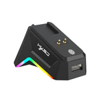 HXSJ T10 Pro Lightweight Wireless Gaming Mouse with 3-Mode Connection / Charging Dock / Macro Programmable Mouse 1KHz 12000DPI