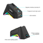 HXSJ T10 Pro Lightweight Wireless Gaming Mouse with 3-Mode Connection / Charging Dock / Macro Programmable Mouse 1KHz 12000DPI