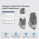 CHEERDOTS 2 Magnetic Pocket Air Mouse Bluetooth-compatible Wireless Touchpad Gaming Mouse with Recording Function