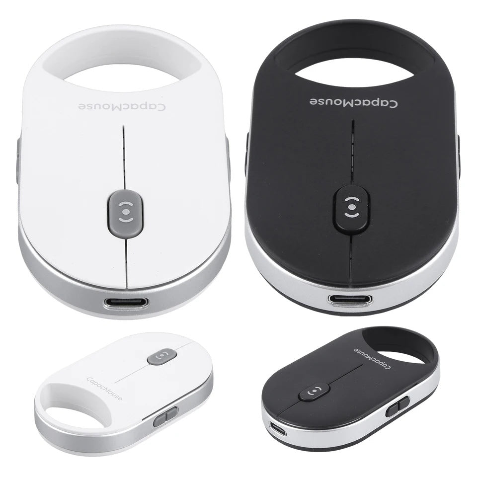 CAPACMOUSE CAP5 Silent Mouse 4 Adjustable DPI Bluetooth-compatible 5.2/2.4G/USB-C 3 Modes Mini Mouse for PC Laptop Notebook