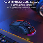 YESIDO KB46 Trådløs Gamingmus 2.4G / Bluetooth-kompatibel / Kablet USB-mus med RGB-baggrundslys