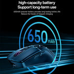 YESIDO KB46 Trådløs Gamingmus 2.4G / Bluetooth-kompatibel / Kablet USB-mus med RGB-baggrundslys
