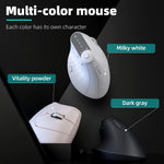 JOMAA JOM001 Wireless Vertical Mouse 2.4G  /  Bluetooth-compatible Tri-mode LED Display Ergonomic Rechargeable Mouse for Office