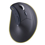JOMAA JOM655 2.4G Trådløs Bluetooth-kompatibel Dual Mode Mus Genopladelig Lydløs Ergonomisk Trådløs Mus til Kontor