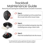 F-33 Trackball Wireless Mouse 2.4G Bluetooth-compatible RGB Ergonomic Rechargeable Cordless Mouse for Gaming Office