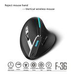 F-36 Wireless Bluetooth-compatible Mouse 2.4G Ergonomic RGB Rechargeable Cordless Gaming Mouse