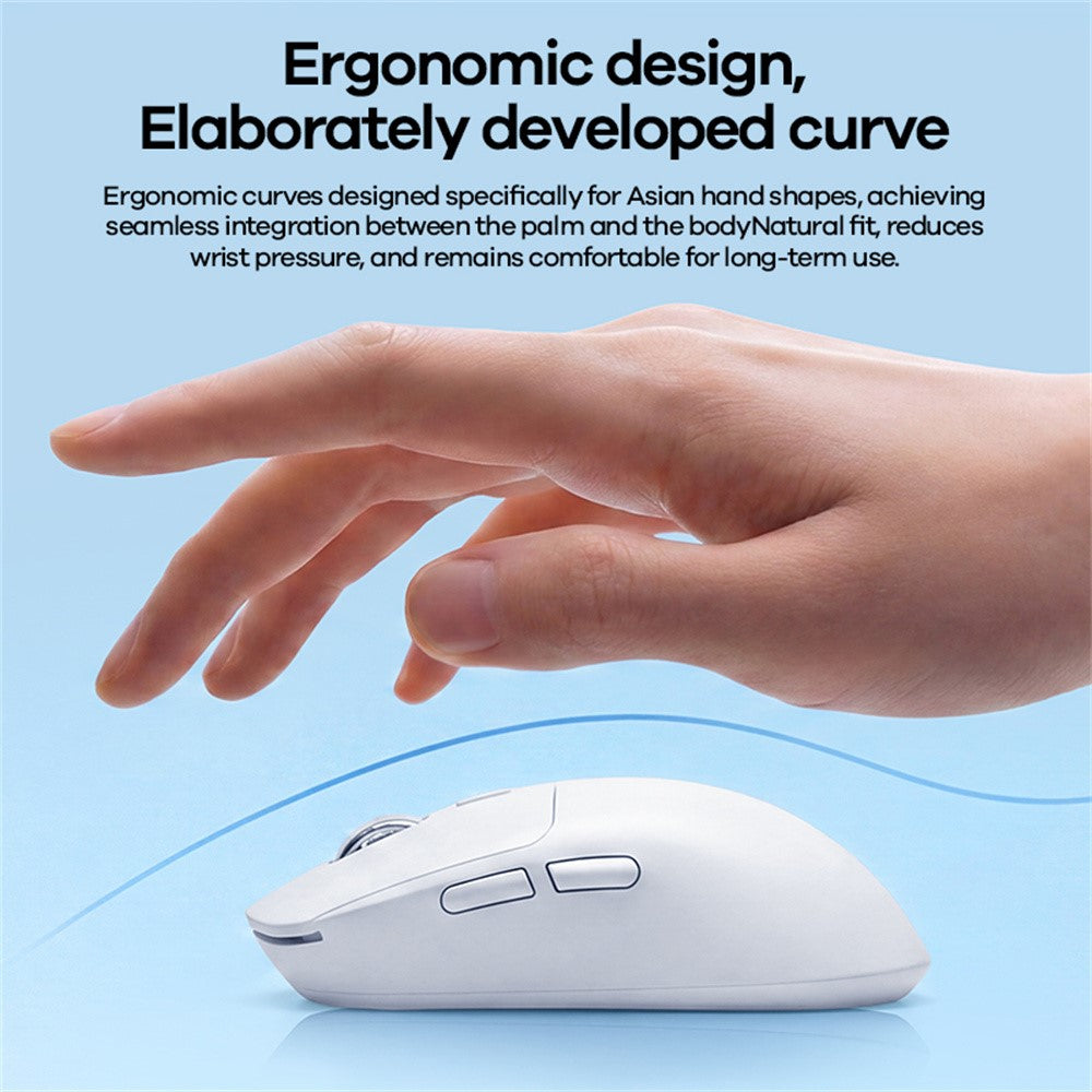 REMAX WM-01 Wireless Mouse 2.4G Bluetooth-compatible Dual Mode 6-Keys DPI Adjustable Ergonomic Silent Mice  for Office Gaming